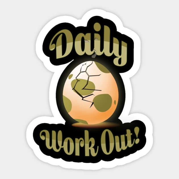 POGO: DAILY WORK OUT! (2K EGG) Sticker by MAG